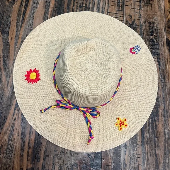 Sun / Gardening / Beach Embroidered Hat - Picture 3 of 9